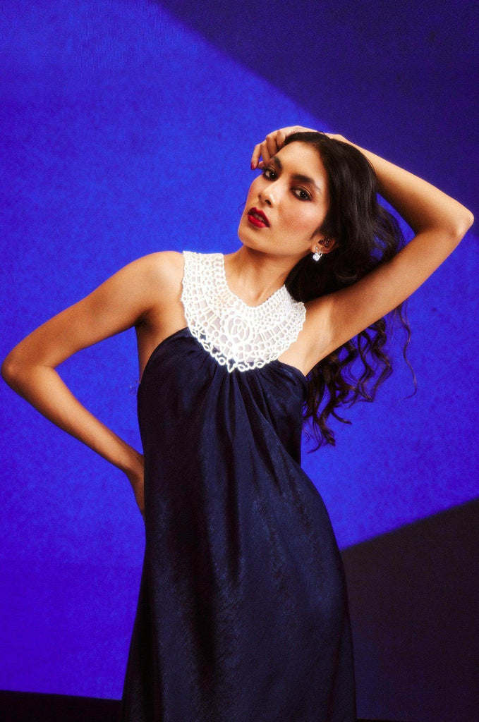 CUTWORK FRONT & BACK GOWN - dash and dot dash and dot