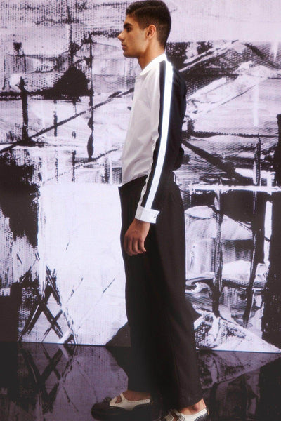 BOXY BOX PLEATED TROUSER - dash and dot