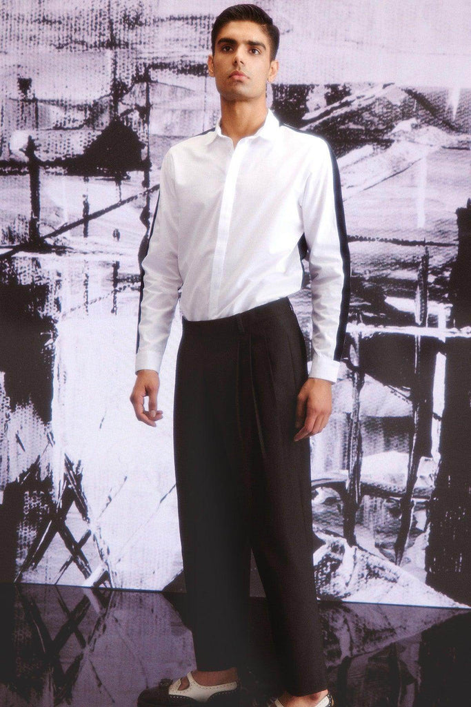 BOXY BOX PLEATED TROUSER - dash and dot dash and dot