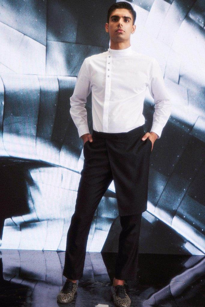 SIDE SNAP BUTTON SHIRT - dash and dot dash and dot