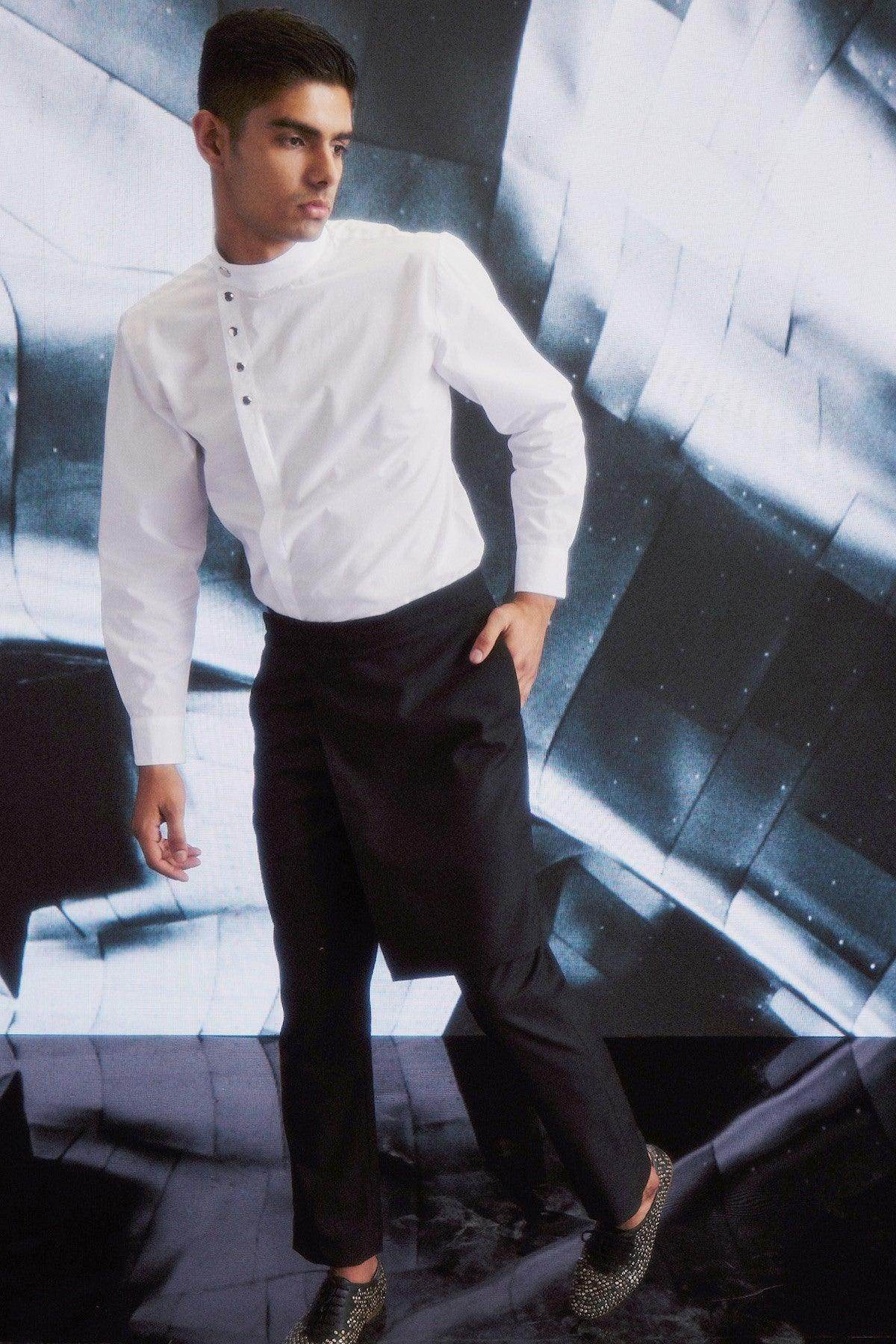 SIDE SNAP BUTTON SHIRT - dash and dot