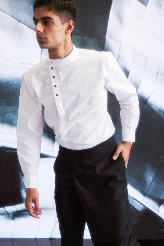 SIDE-PANEL BLACK PANTS - dash and dot dash and dot