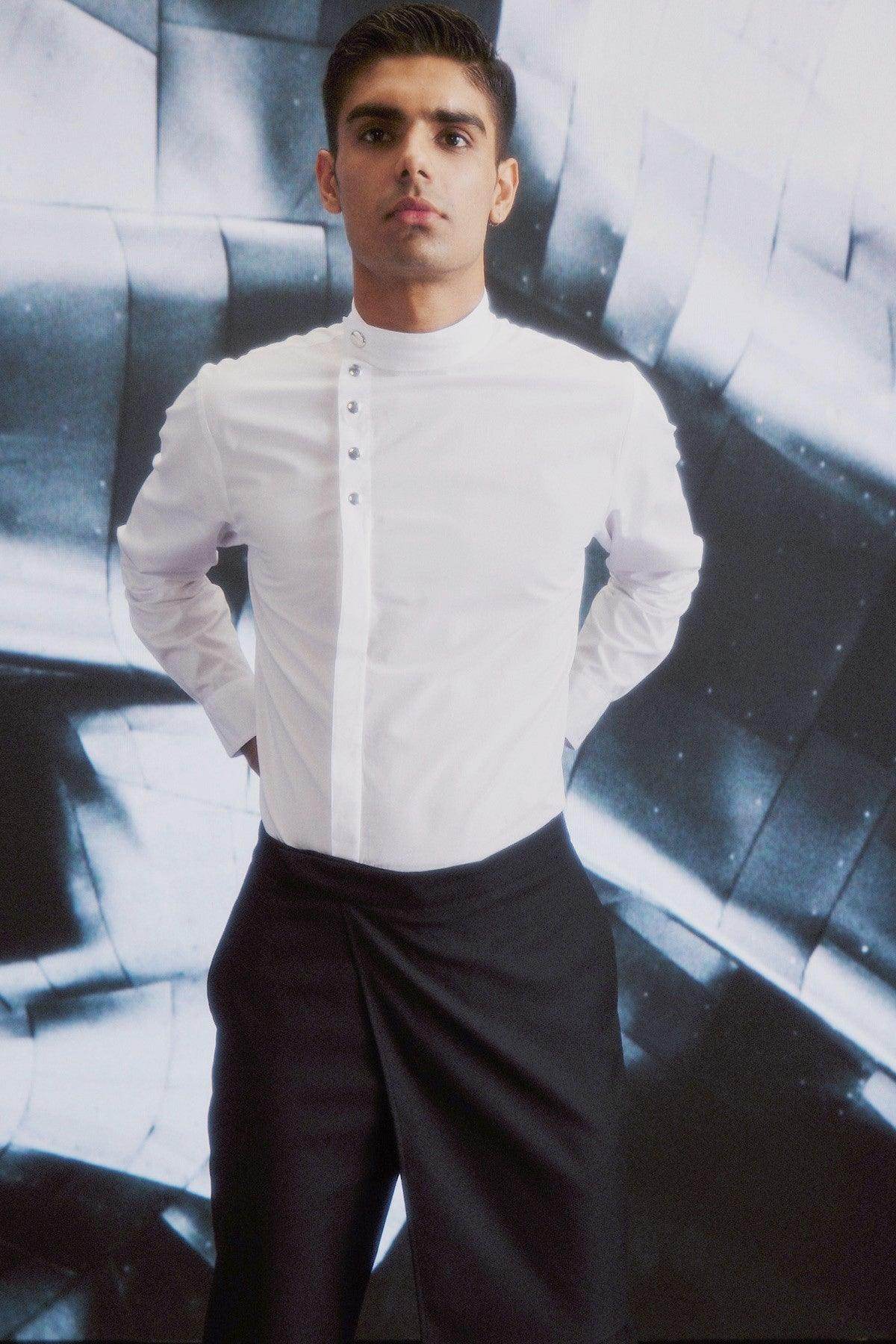 SIDE SNAP BUTTON SHIRT - dash and dot