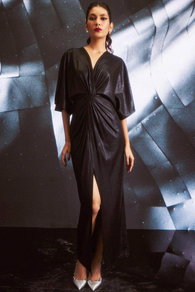 BLACK LAMÉ GOWN - dash and dot dash and dot