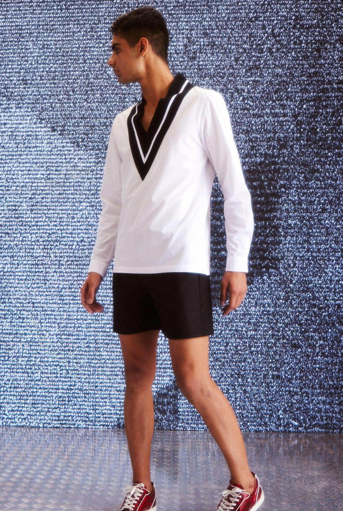 V-RIB SHIRT - dash and dot dash and dot