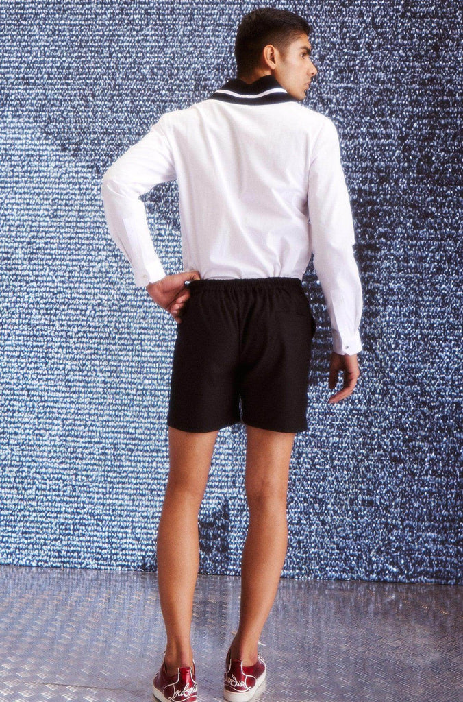 BLACK SHORTS - dash and dot dash and dot