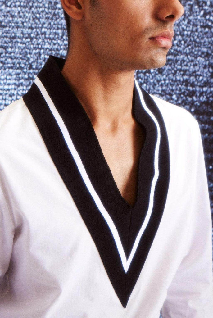 V-RIB SHIRT - dash and dot dash and dot