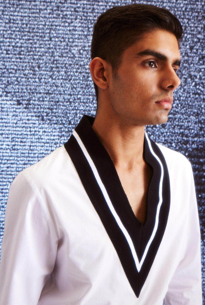 V-RIB SHIRT - dash and dot dash and dot