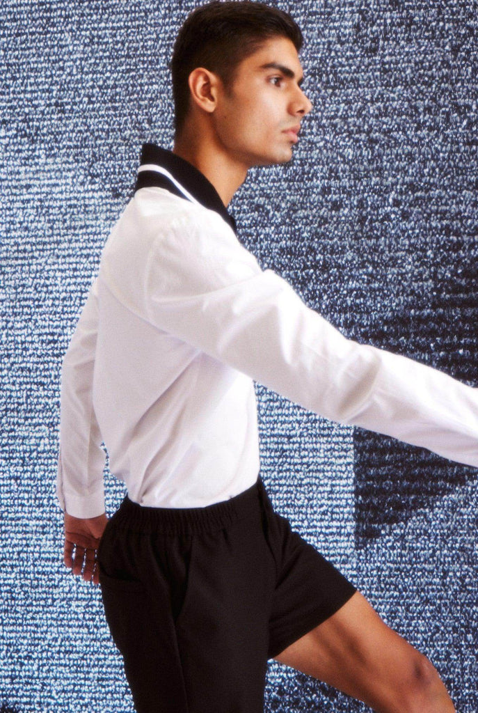 V-RIB SHIRT - dash and dot dash and dot