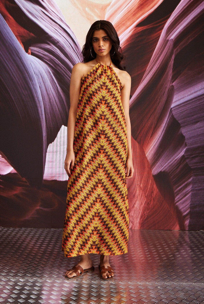 CHEVRON DRESS - dash and dot dash and dot