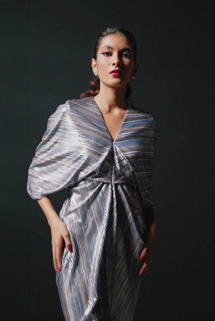 MULTI FOIL KAFTAN - dash and dot dash and dot