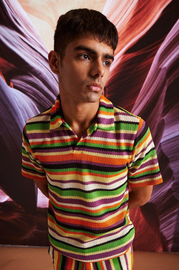 WARP STRIPE SET - dash and dot dash and dot