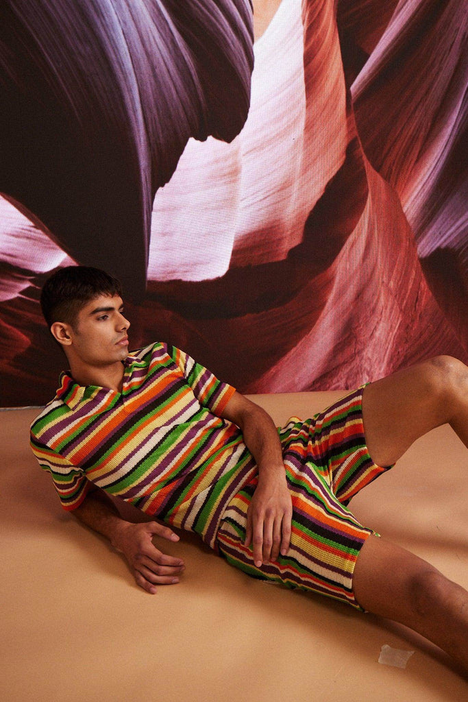 WARP STRIPE SET - dash and dot dash and dot