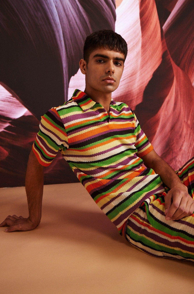 WARP STRIPE SET - dash and dot dash and dot