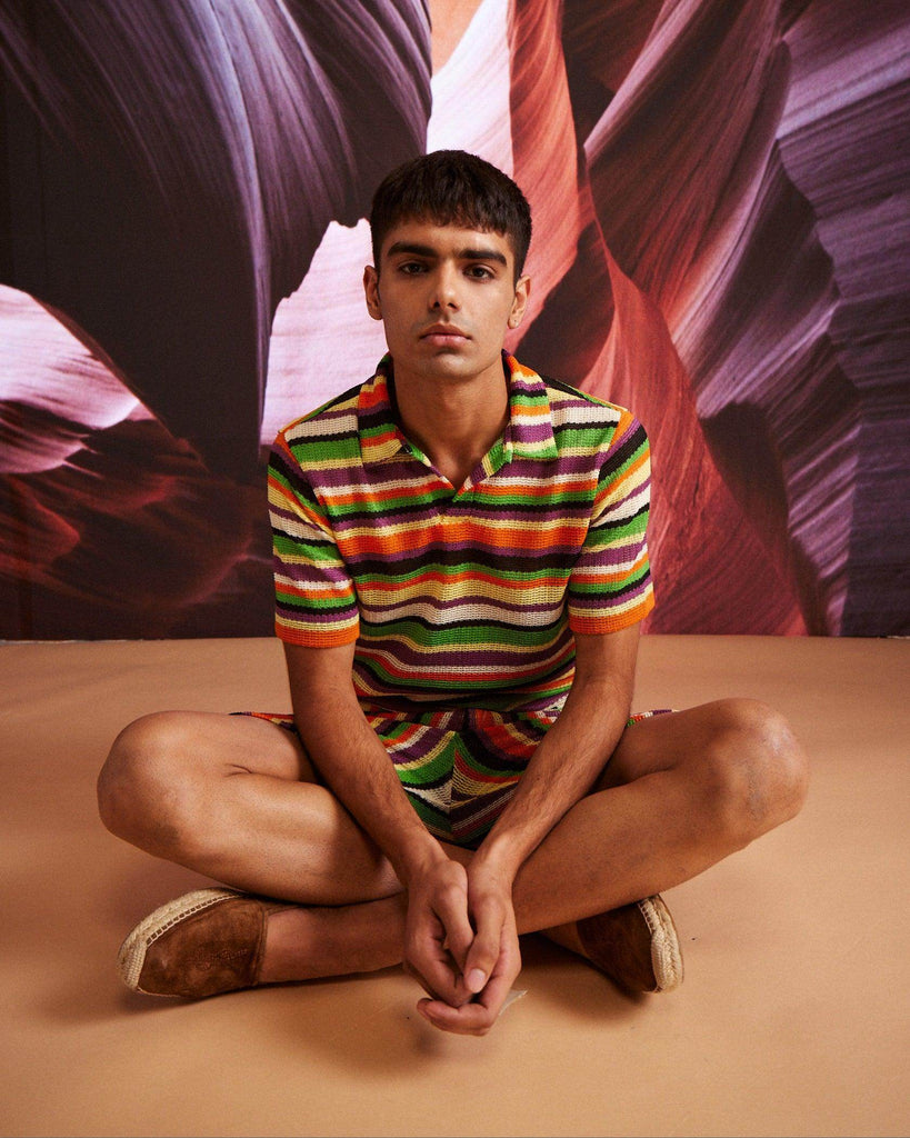 WARP STRIPE SET - dash and dot dash and dot