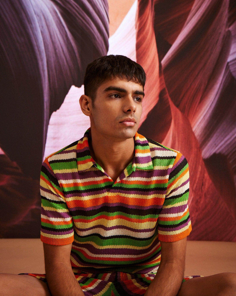 WARP STRIPE SET - dash and dot dash and dot