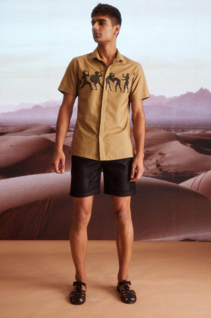 NET SWIM SHORTS - dash and dot dash and dot