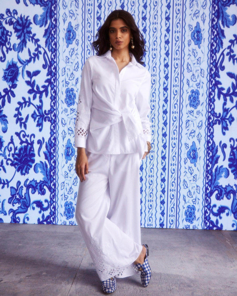 CUTWORK CUFF SET - dash and dot dash and dot