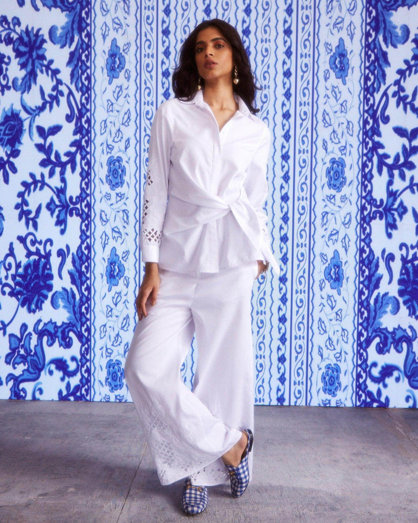 CUTWORK CUFF SET - dash and dot dash and dot