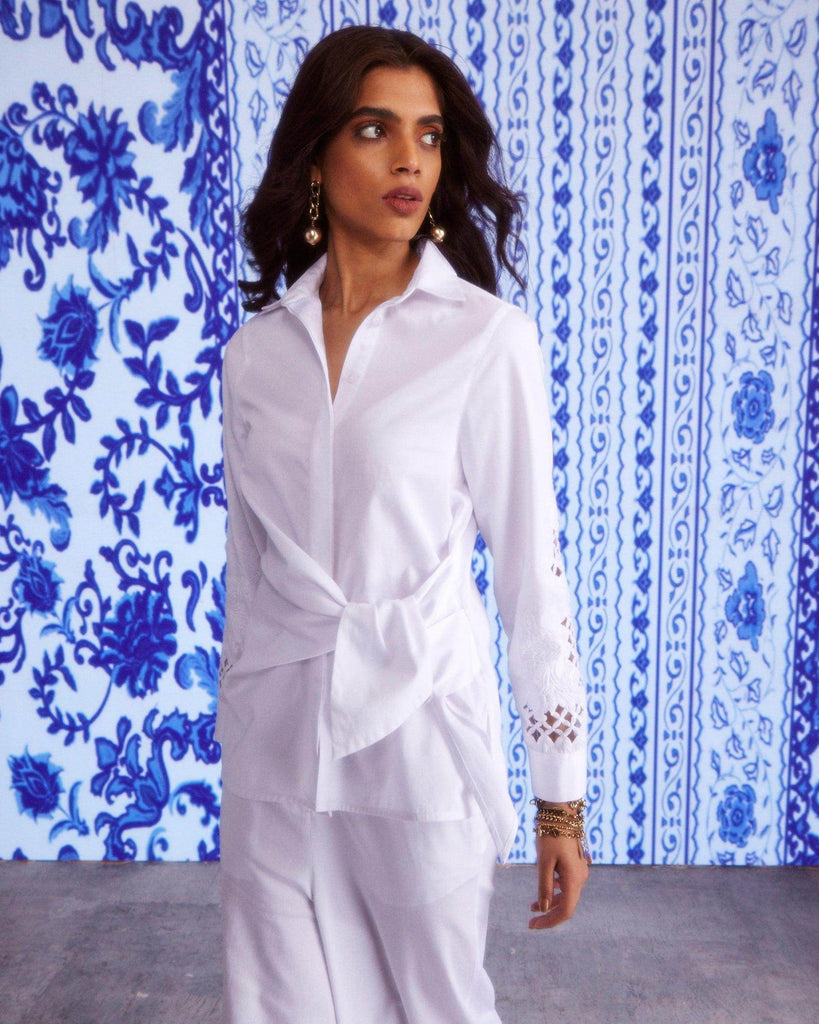 CUTWORK CUFF SET - dash and dot dash and dot