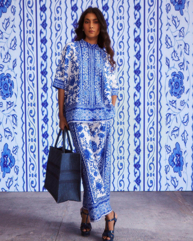 CERAMIC PRINT SET - dash and dot dash and dot