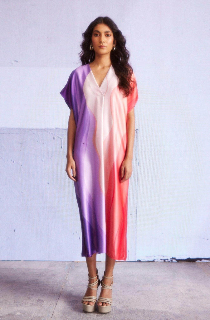 WATERCOLOUR KAFTAN - dash and dot dash and dot