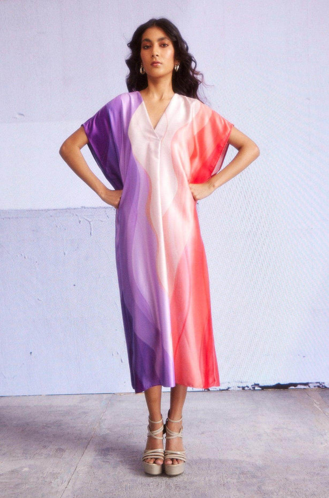 WATERCOLOUR KAFTAN - dash and dot dash and dot