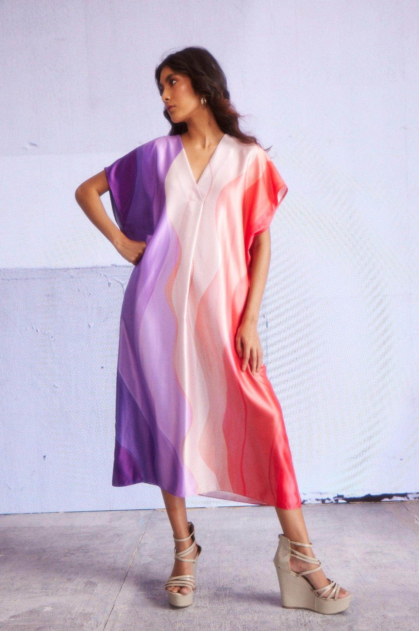 WATERCOLOUR KAFTAN - dash and dot