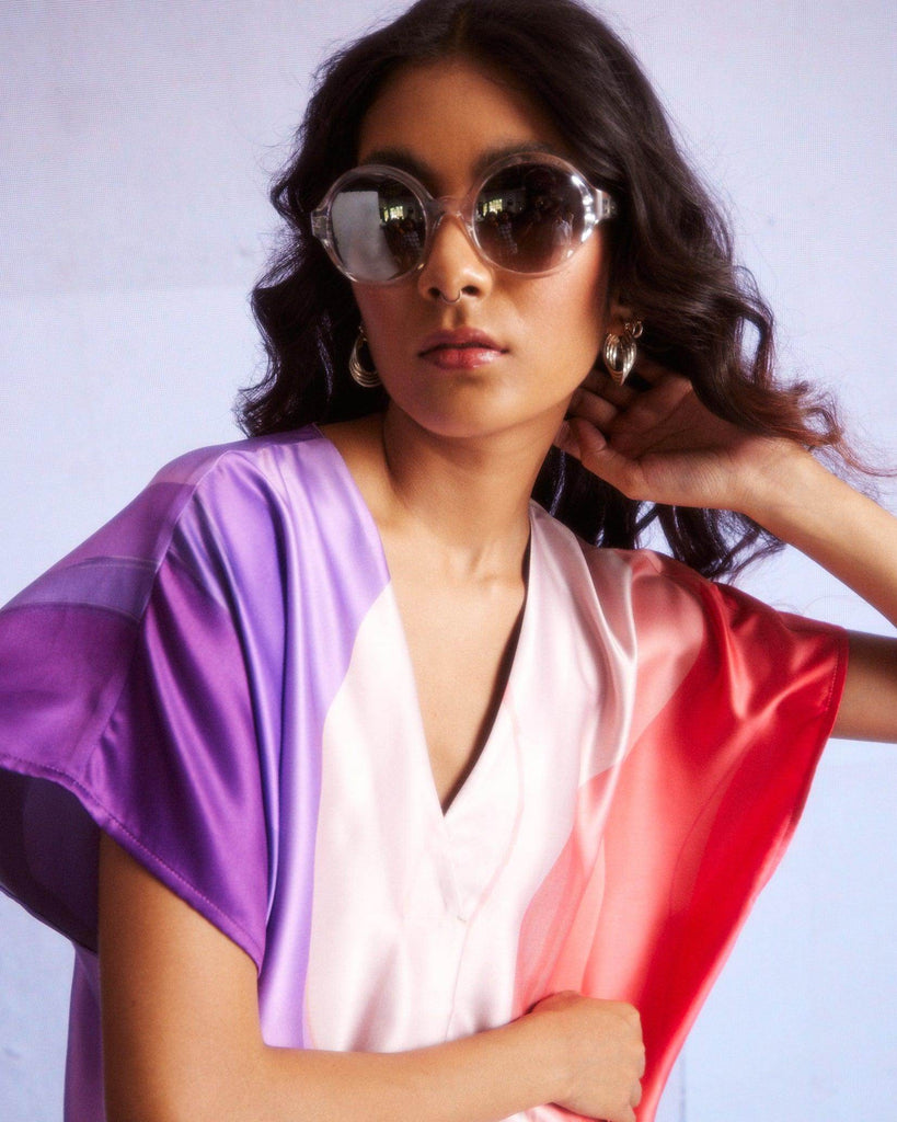 WATERCOLOUR KAFTAN - dash and dot dash and dot