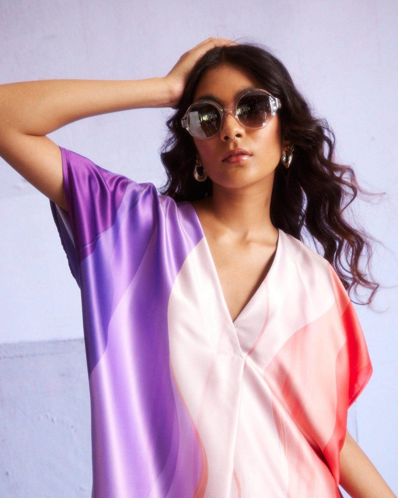 WATERCOLOUR KAFTAN - dash and dot dash and dot