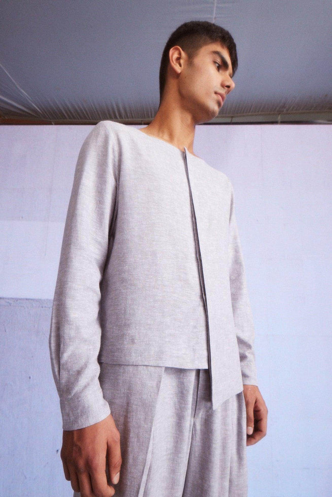 FRONT PLEATED PANT - dash and dot dash and dot