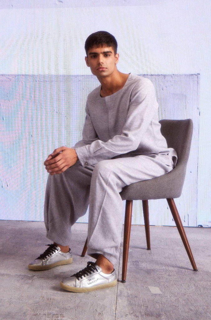 UNEVEN HEM SHIRT - dash and dot dash and dot