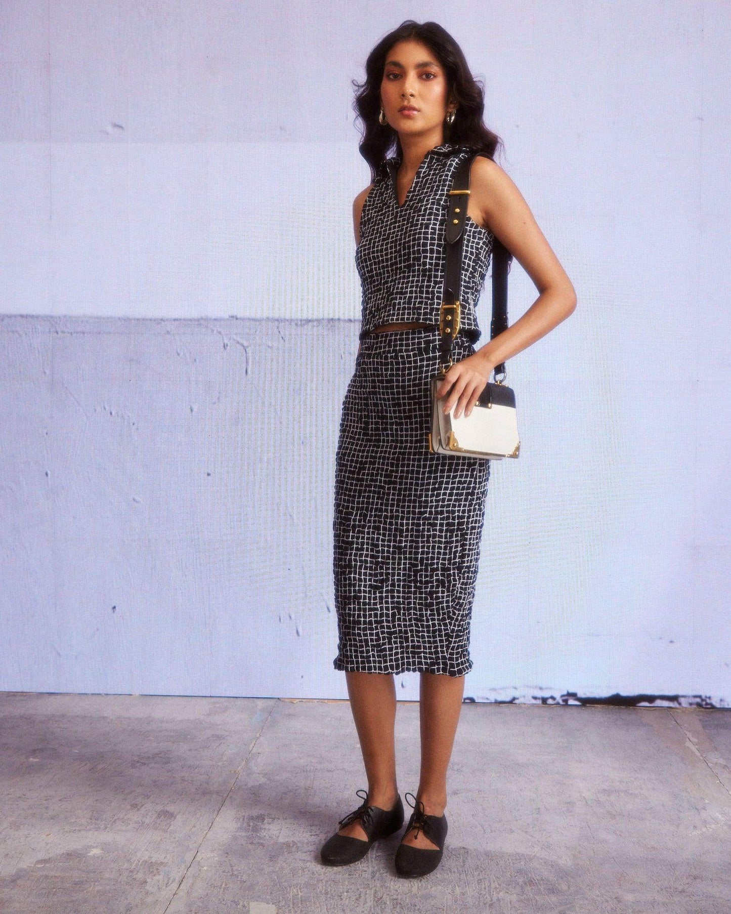 SMOCKED POLO & SKIRT SET - dash and dot