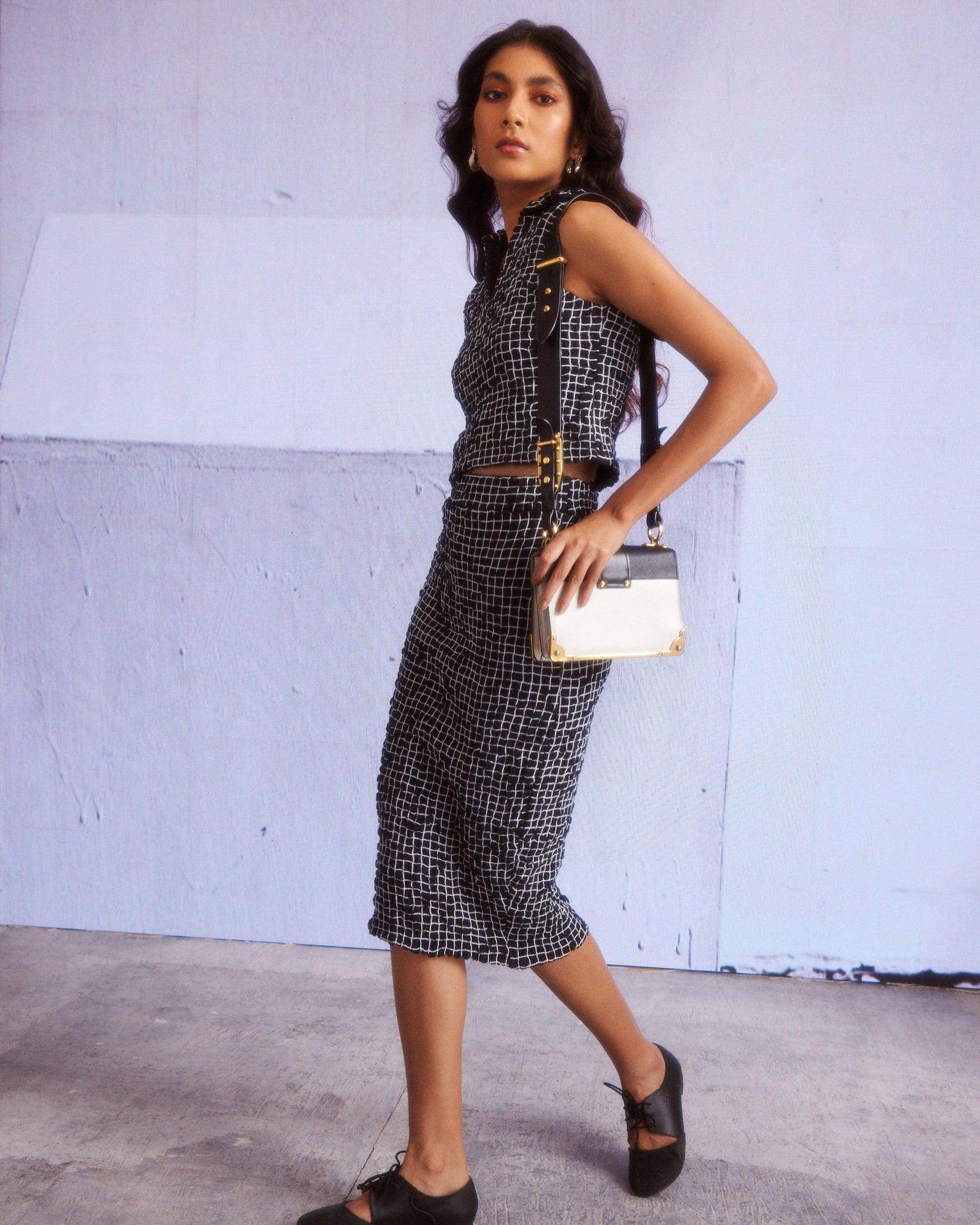 SMOCKED POLO & SKIRT SET - dash and dot