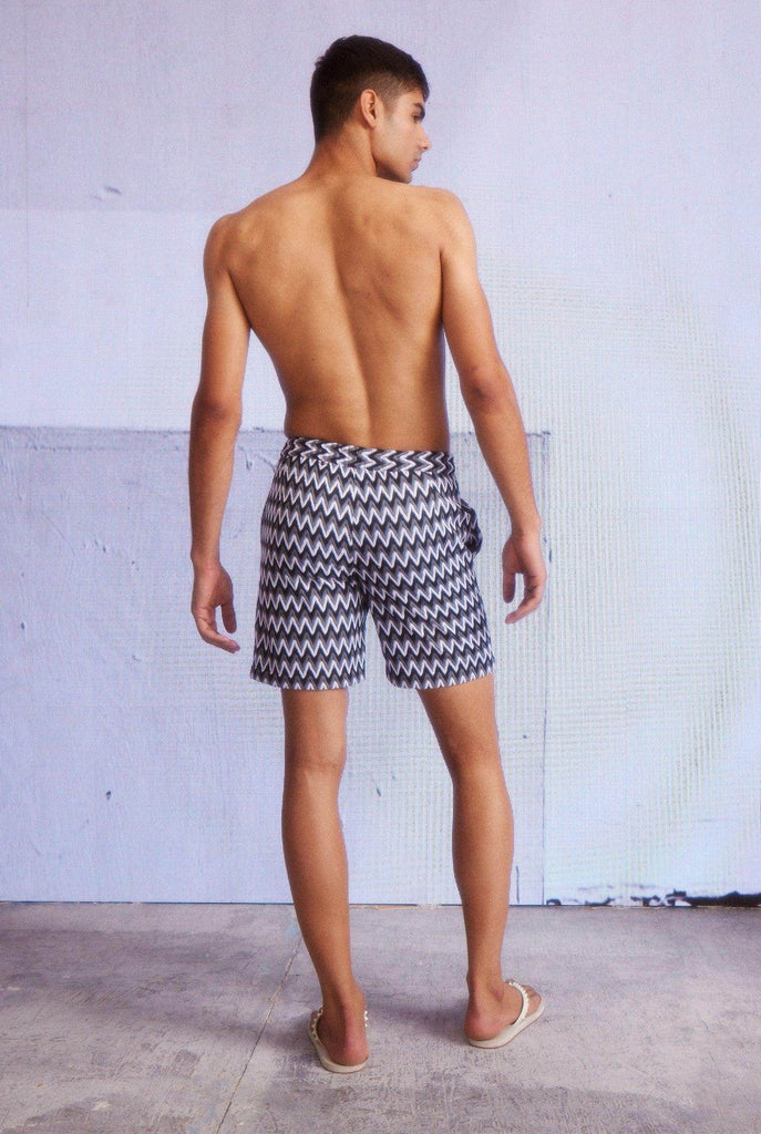CHEVRON SWIM SHORTS - dash and dot dash and dot