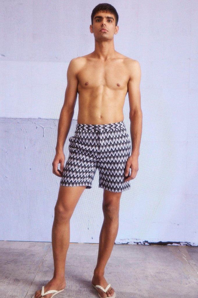 CHEVRON SWIM SHORTS - dash and dot dash and dot