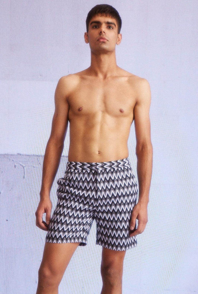CHEVRON SWIM SHORTS - dash and dot dash and dot