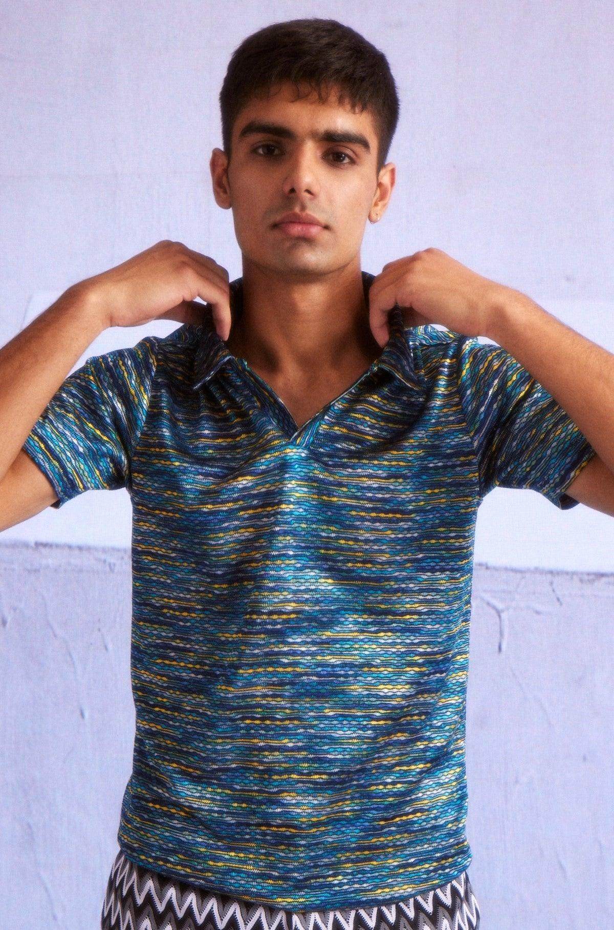 TWISTED KNIT POLO - dash and dot