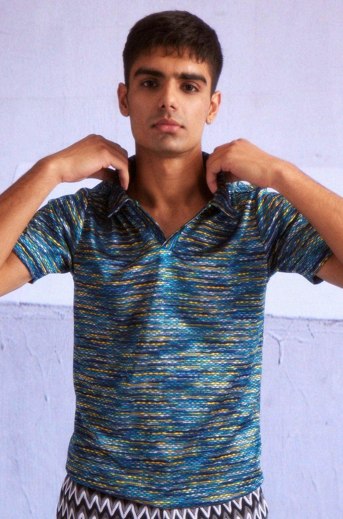 TWISTED KNIT POLO - dash and dot dash and dot