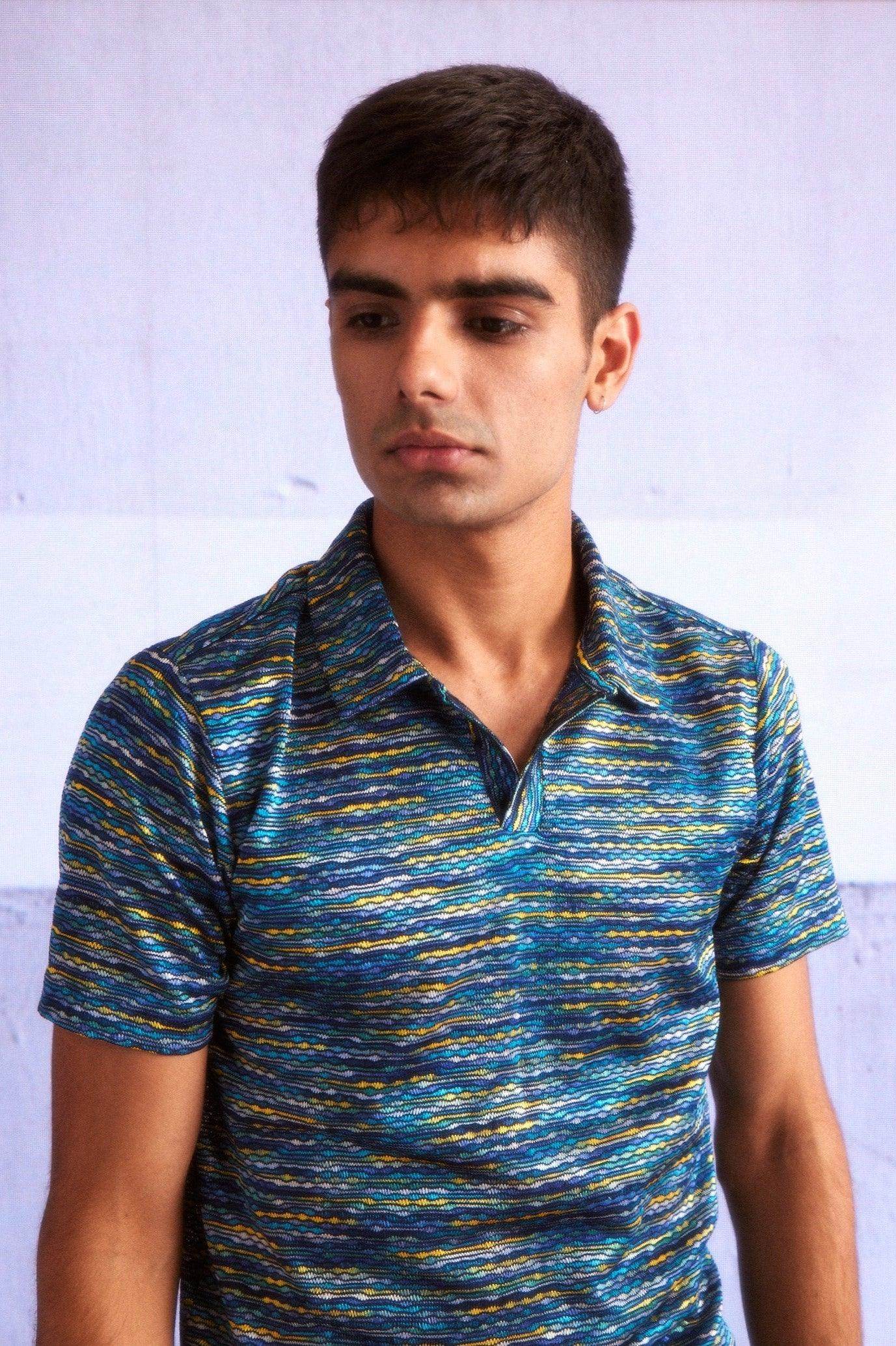 TWISTED KNIT POLO - dash and dot