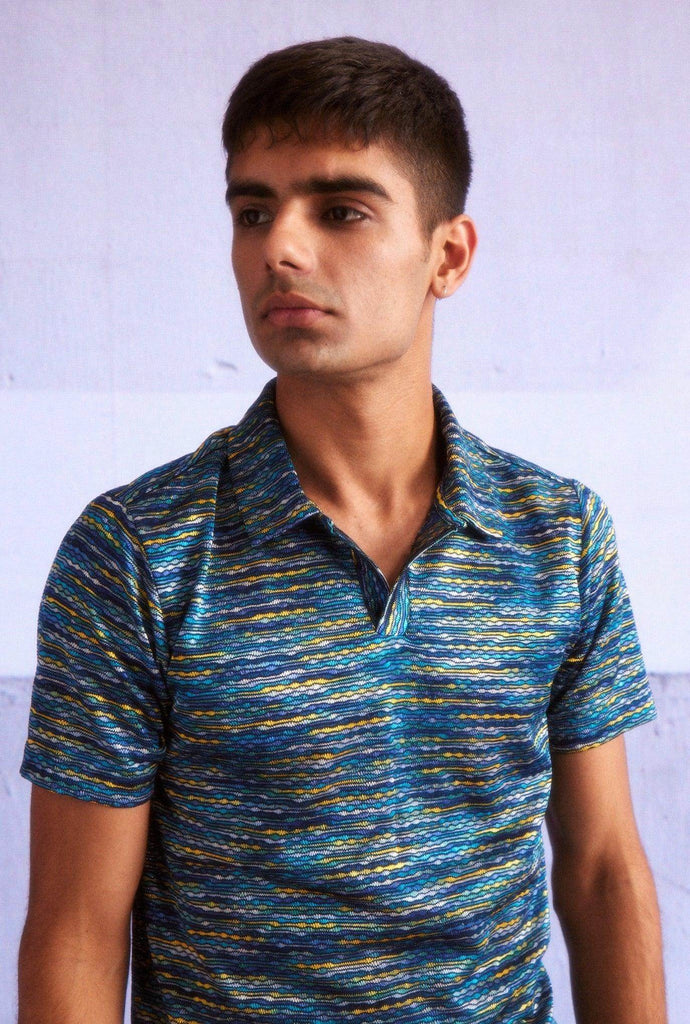 TWISTED KNIT POLO - dash and dot dash and dot
