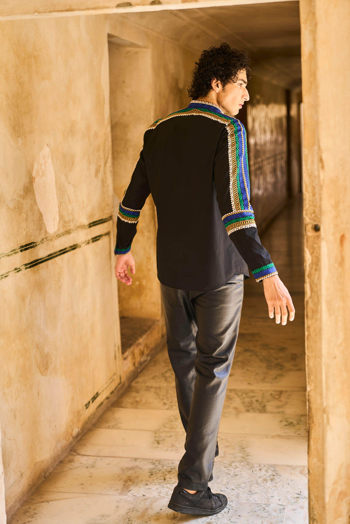 PLACEMENT EMBROIDERED SHIRT - dash and dot dash and dot