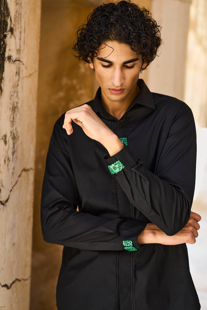 JADE BUTTON SHIRT - dash and dot dash and dot