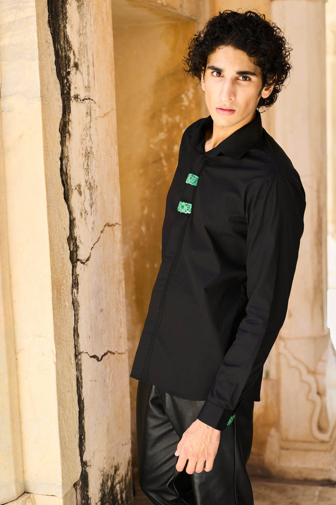 JADE BUTTON SHIRT - dash and dot dash and dot