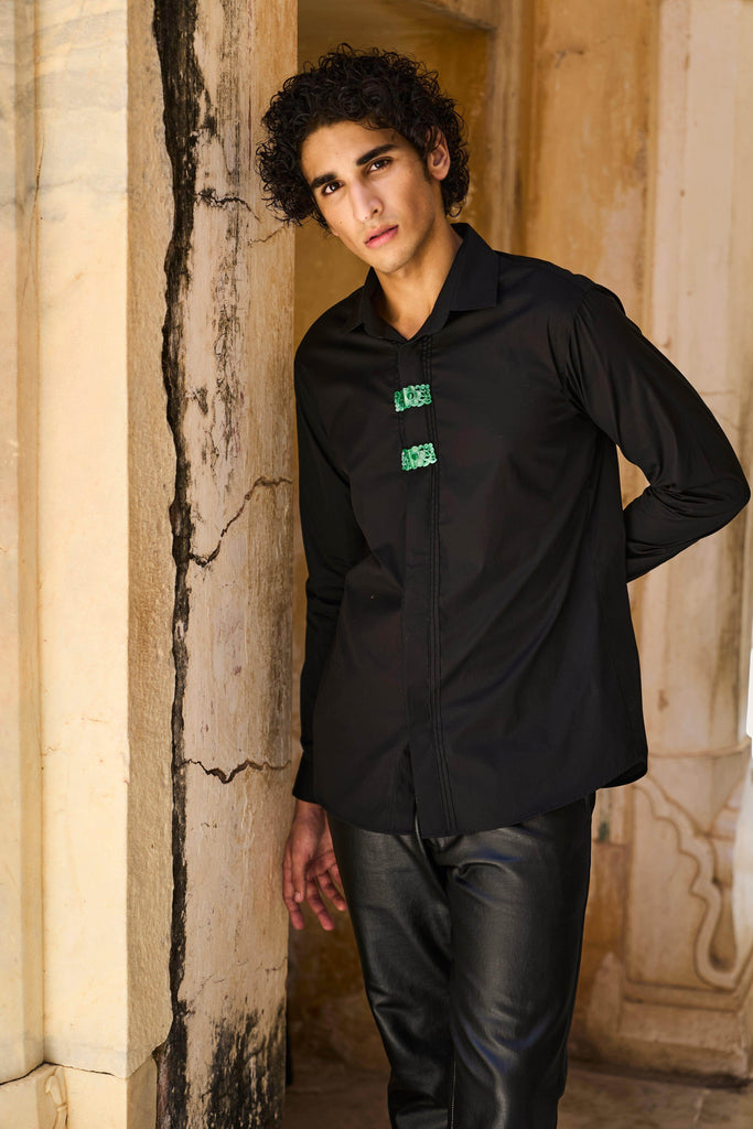 JADE BUTTON SHIRT - dash and dot dash and dot