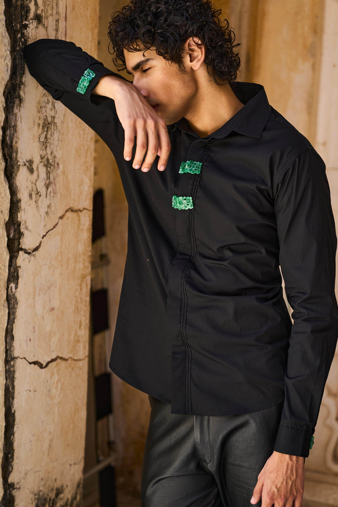 JADE BUTTON SHIRT - dash and dot dash and dot