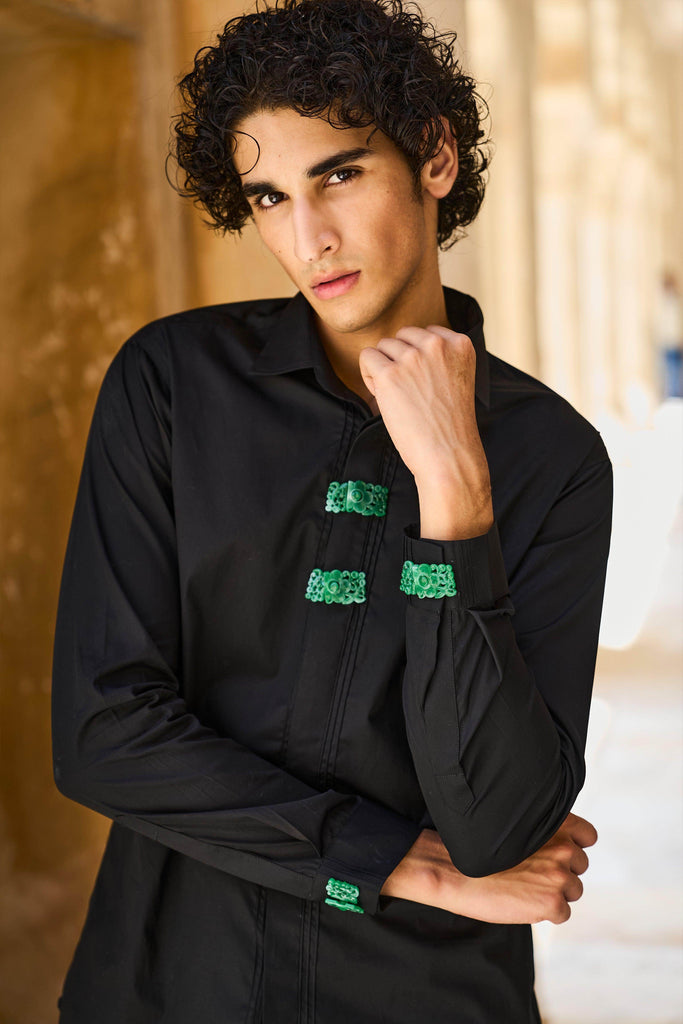 JADE BUTTON SHIRT - dash and dot dash and dot