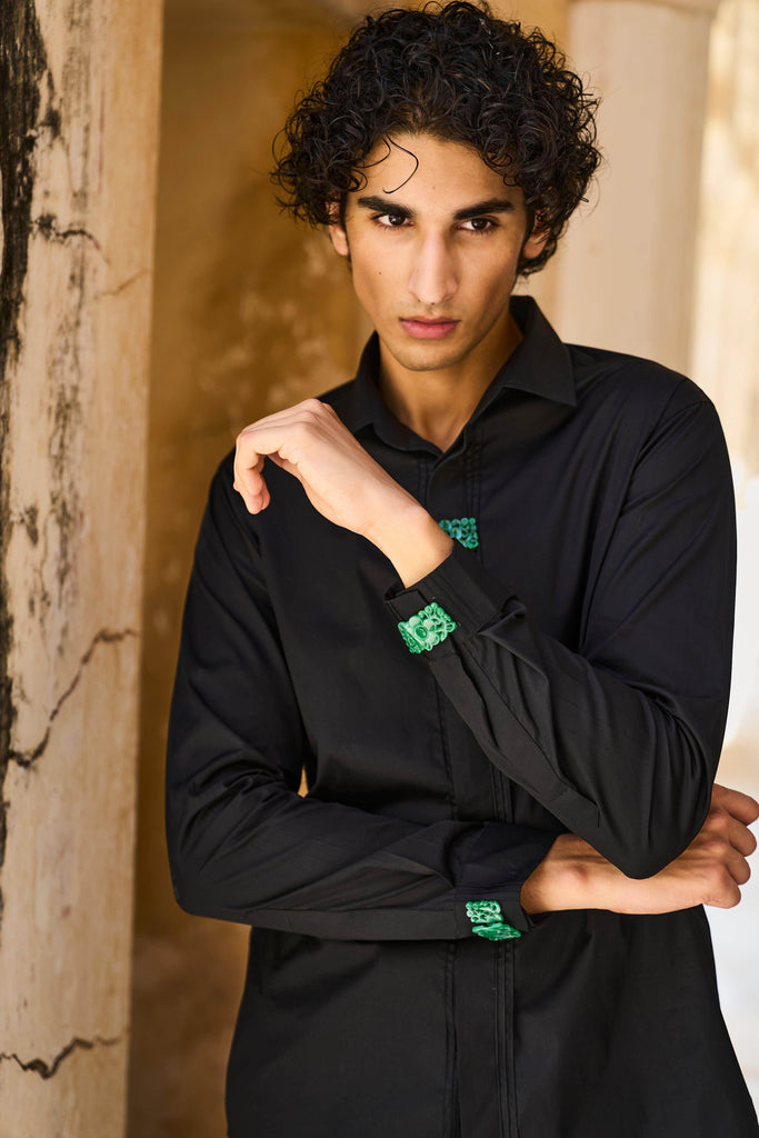 JADE BUTTON SHIRT - dash and dot dash and dot