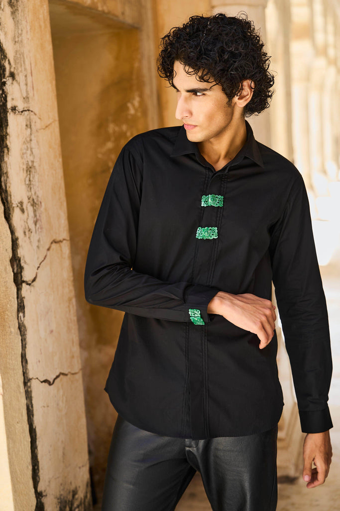 JADE BUTTON SHIRT - dash and dot dash and dot