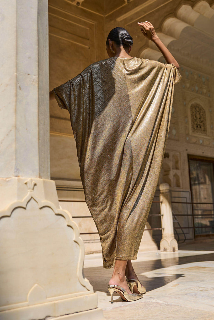 GOLD DRAPED KAFTAN - dash and dot dash and dot